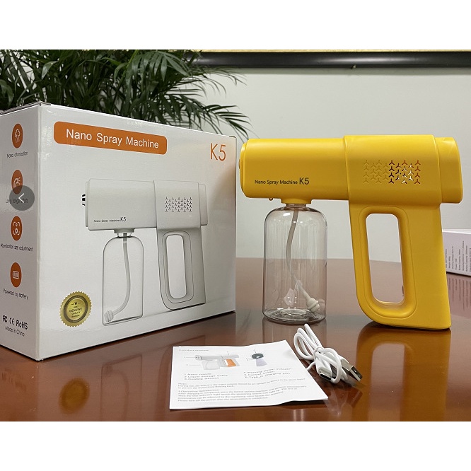 Súng phun khử khuẩn, diệt Khuẩn nano tia uv