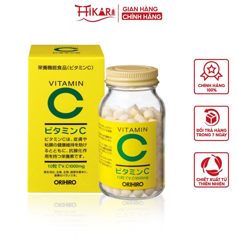 Viên uống Vitamin C Orihiro 300 viên