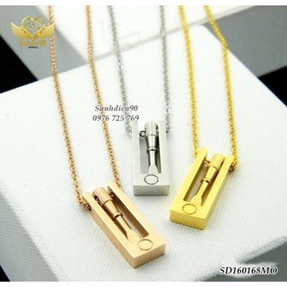 Dây Chuyền TiTan Cartier Mặt Chìa Khóa