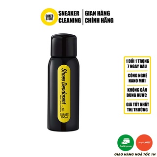 Xịt khử mùi giày dép Shoes Deodorant 100ml khử mùi mồ hôi chống oxy hóa - Doker Store