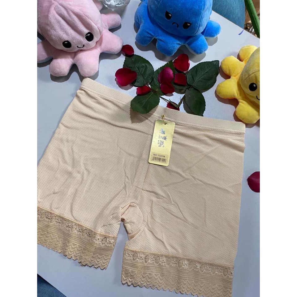 Combo 2 Quần Đùi Mặc Trong Váy Chân Ren Cao Cấp, Quần Mặc Trong Váy