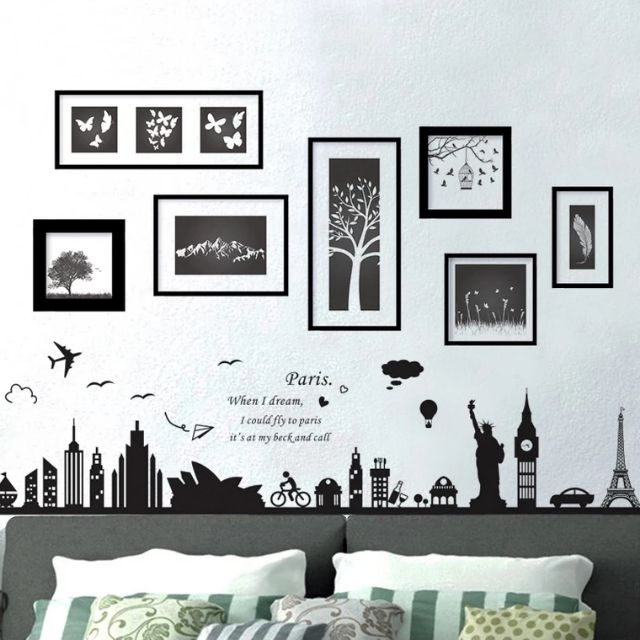 Decal dán tường Diêm ha