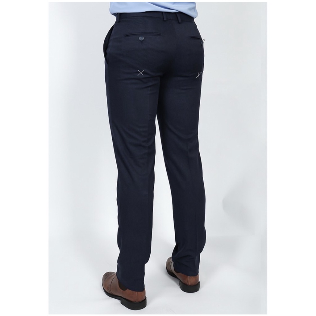 [SIZE 29] OWEN - Quần âu nam Owen sọc navy dáng Slimfit QS 80897