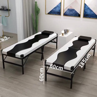Giường vani gấp 6 chân sắt chắc chắn 3 màu