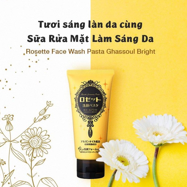 Sữa Rửa Mặt Bùn Khoáng Rosette Nhật Bản 120g