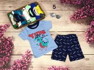 Combo Bộ thun borip bé trai