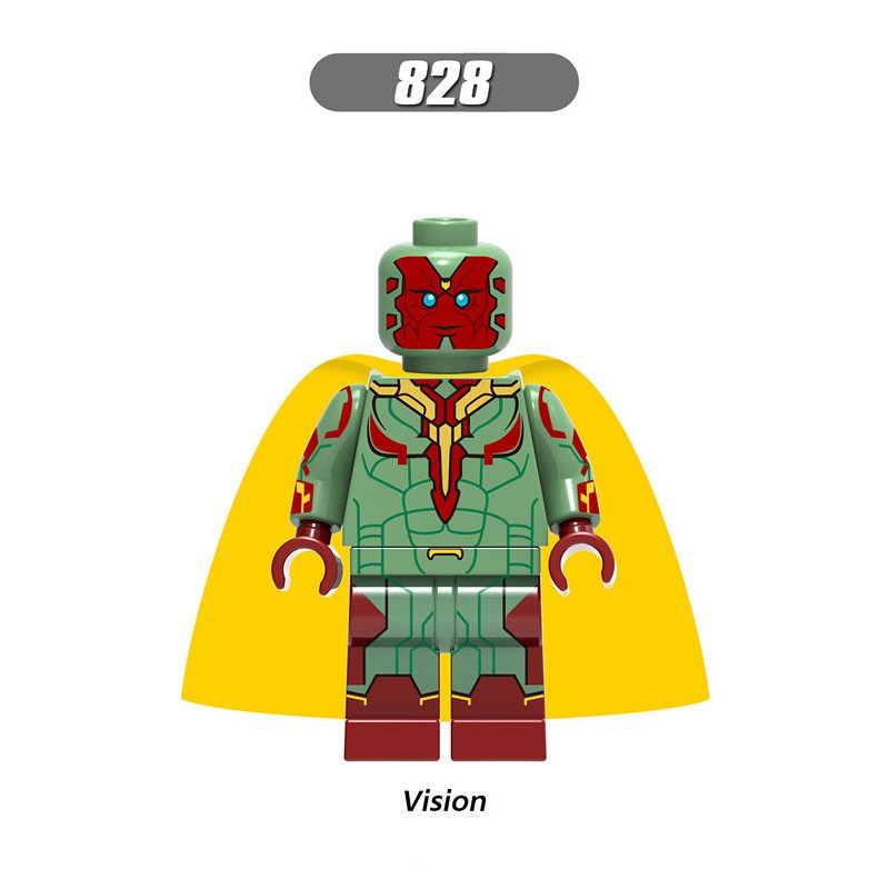 Bộ 8 mô hình nhân vật play siêu anh hùng x0187