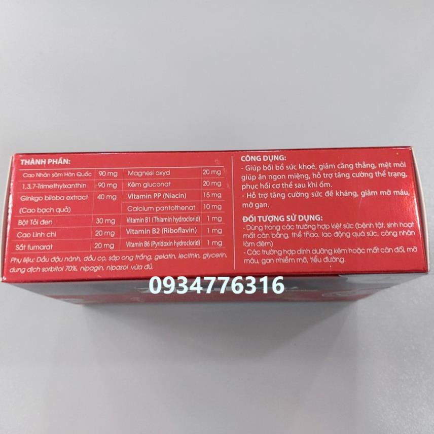 ✅ Viên tăng lực nhân sâm tỏi đen ZBULL - khôi phục sinh lực, tăng cường sức đề kháng
