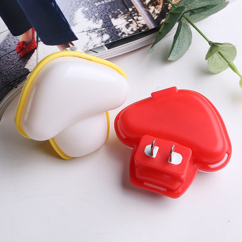 Đèn Ngủ Cắm Điện Mini Nấm Cầu Vồng, Công Tắc Đóng Mở, Tiết Kiệm Điện Năng, Ánh Sáng Dịu, Trang Trí Phòng Ngủ MEILI STORE