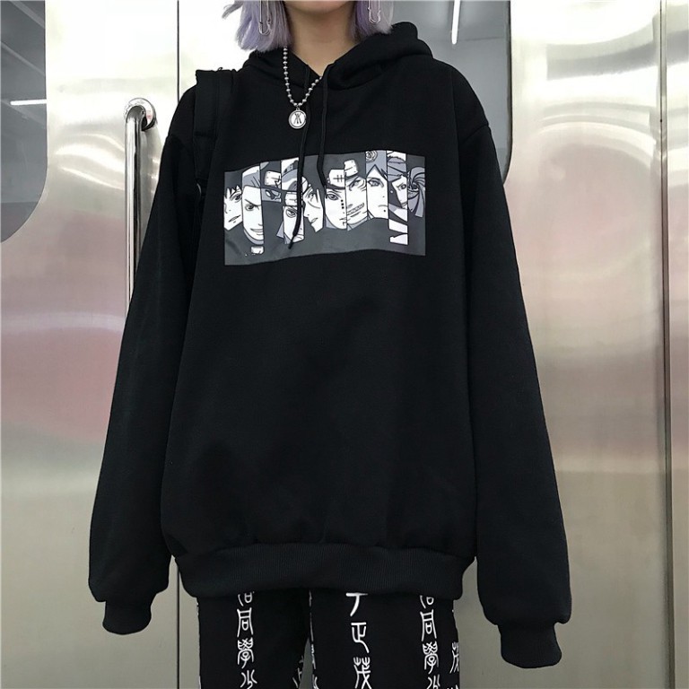 [Manman] Áo hoodie giới tính in hình naruto thời trang, chất nỉ ấm dáng đẹp trẻ trung New hàn quốc một 5