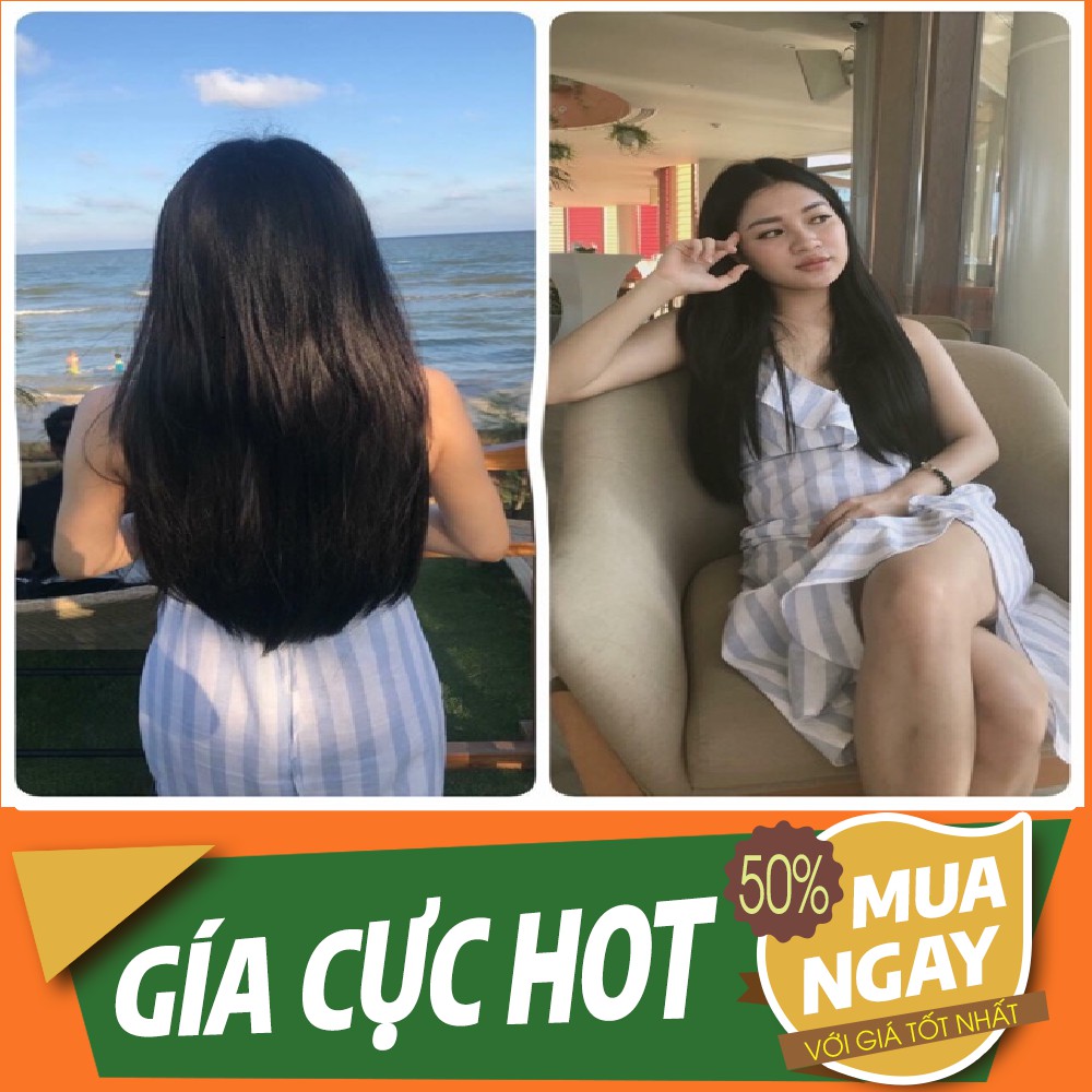 Tóc Kẹp U Thẳng💖 Dày Dặn, Dài 60p