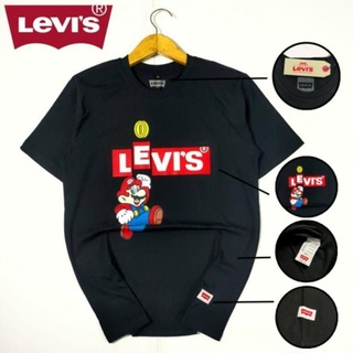 LEVIS Áo Thun In Hình Mario Bross Độc Đáo Cá Tính Cho Nam