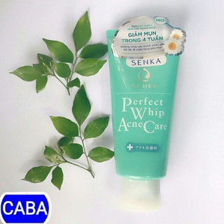 Sữa rửa mặt dành cho da mụn Senka perfect whip acne care 100g