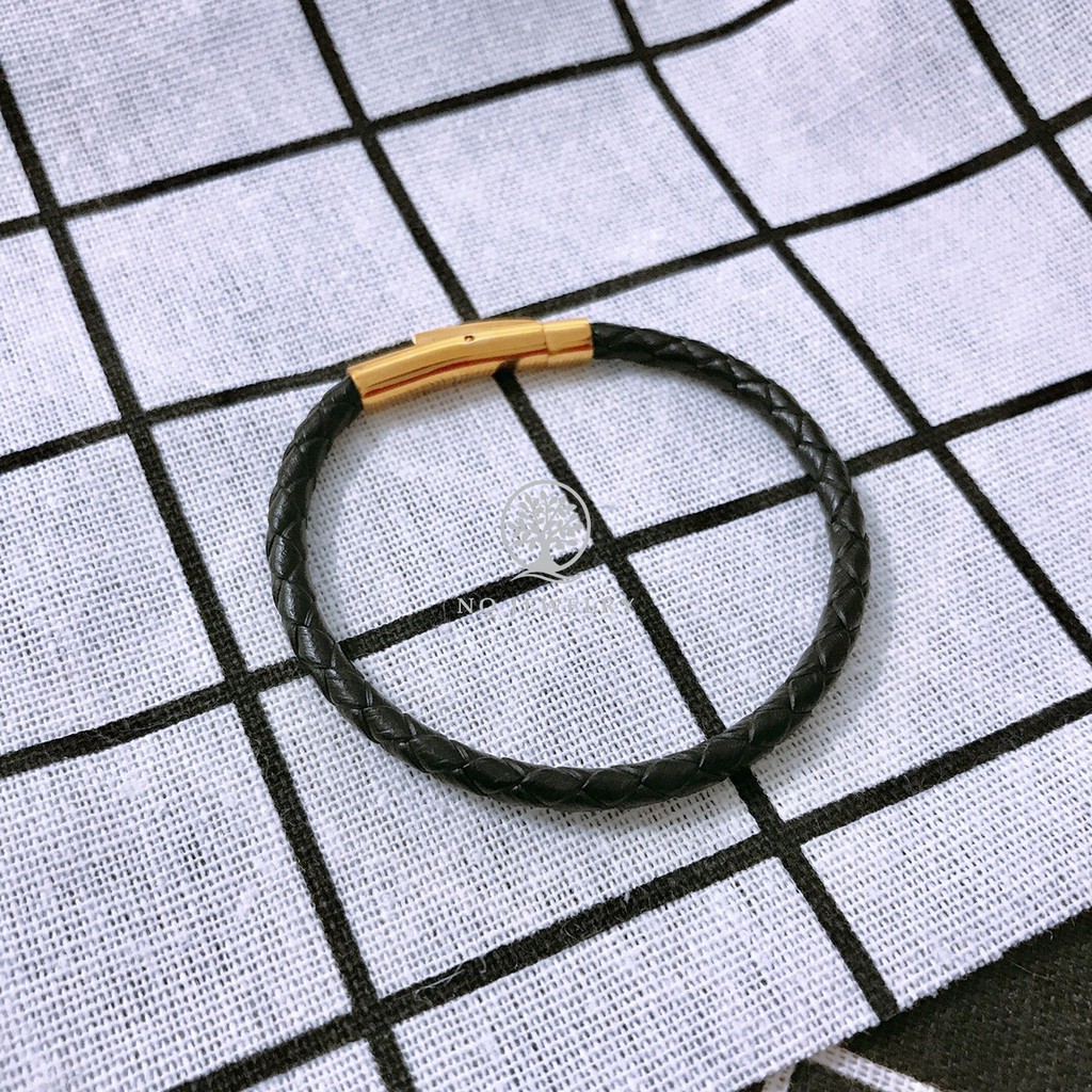 Vòng tay dây da cao cấp - Vòng tay nam nữ NQ Jewelry