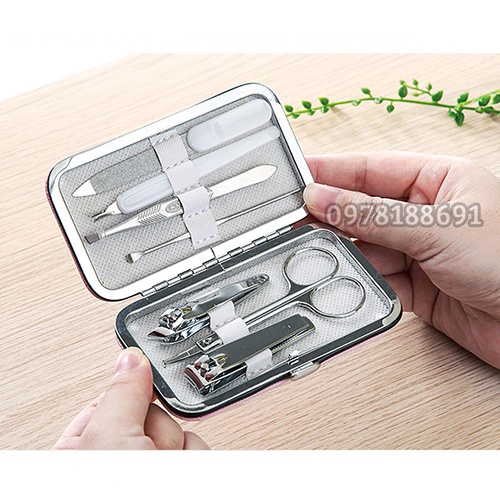 Bộ Cắt Móng Tay Mini Cho Bé Cao Cấp – Dụng Cụ/ Đồ Bấm Móng Tay 7 Món Đa Năng