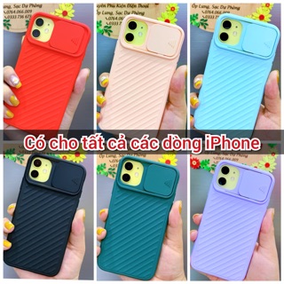 Ốp lưng iphone 6plus 7plus 8plus X xr xsmax 11 bảo vệ che camera dẻo màu
