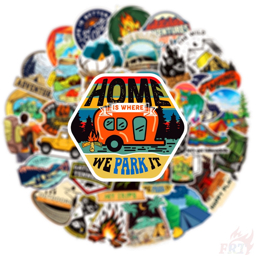 ❉ 05 Sticker Dán Trang Trí Độc Đáo Ấn Tượng ❉ Bộ 50 Miếng Dán Chống Thấm Nước Họa Tiết Thời Trang Dùng Trang Trí