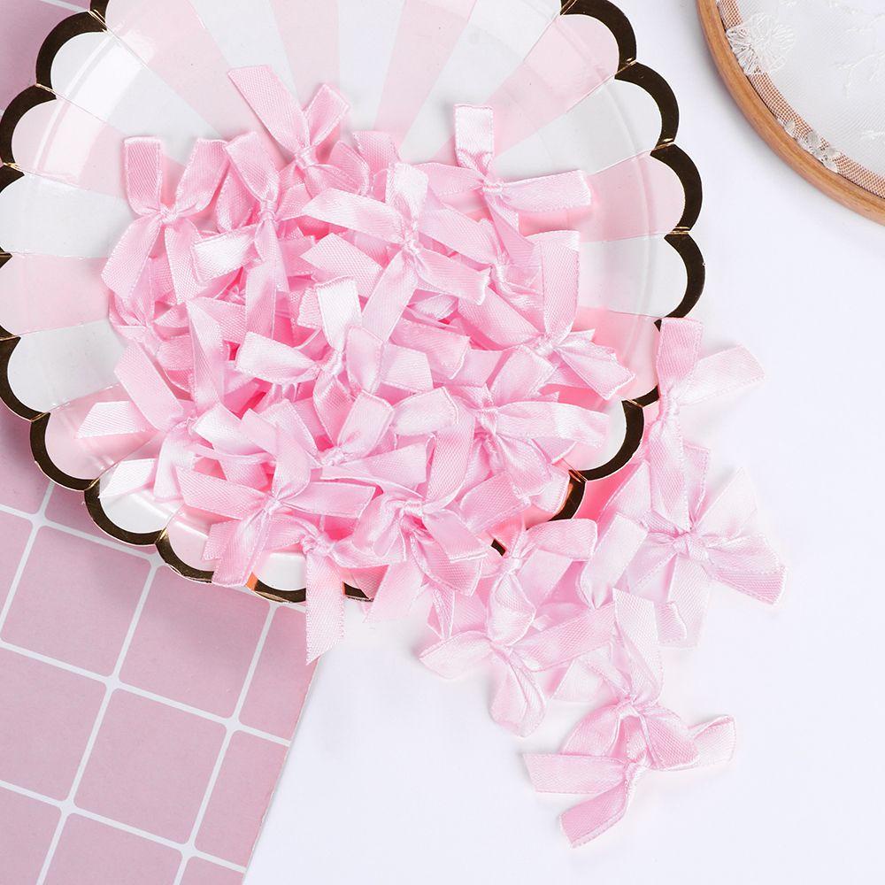 Set 100 Nơ Ruy Băng Satin Làm Đồ Thủ Công