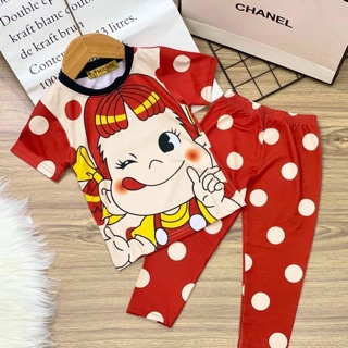 Tay ngắn quần dài bé gái