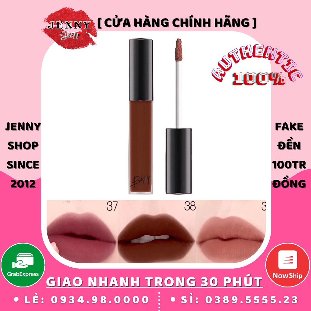 Son Kem Bbia Last Velvet Lip Tint Màu 38