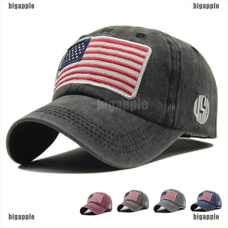 [bigapple]USA American Flag Patch Hat Military Tactical Operator Detachable Baseball Cap adore