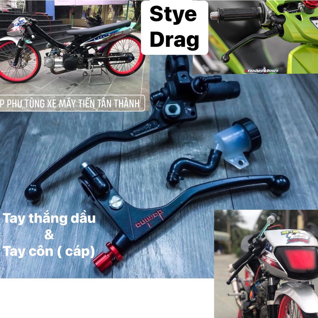 Tay thắng bình dầu rời , tay côn drag thái