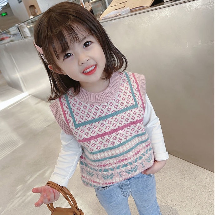 Áo Khoác Len Không Tay Thời Trang Xuân Thu Cho Nữ