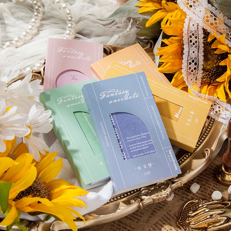 Ông. Set 30 Tờ Giấy Ghi Chú 8 Kiểu Dáng Khác Nhau Dùng Để Trang Trí Tường