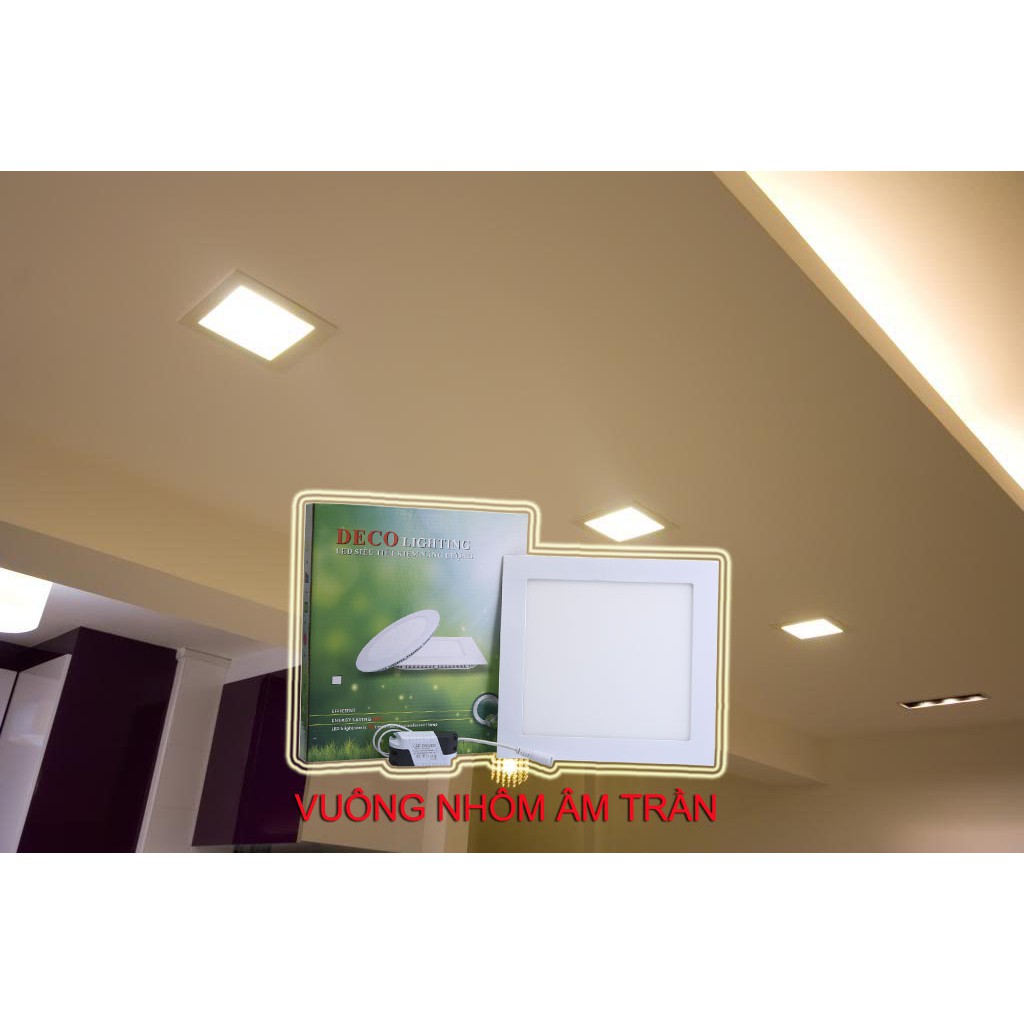 ĐÈN LED ÂM TRẦN 9W TRÒN-VUÔNG