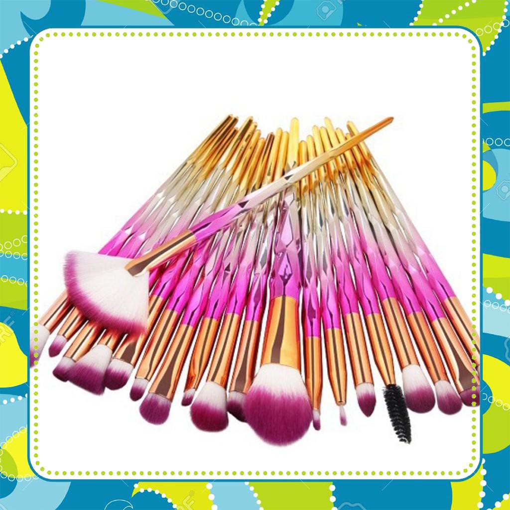 Hot Bộ 20 cây cọ trang điểm- Set trang điểm 20 cây cọ Freeship *Cao Cấp*