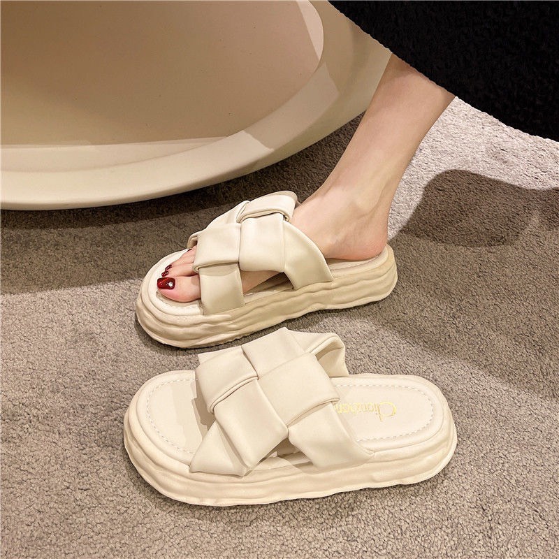 Dép Bánh Mì Nữ Quai Ngang Cao Cấp Quai Đan QC TRINH LÊ SHOP GIÀY DÉP