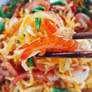 Mắm tép bạc đất trộn đu đủ 600g