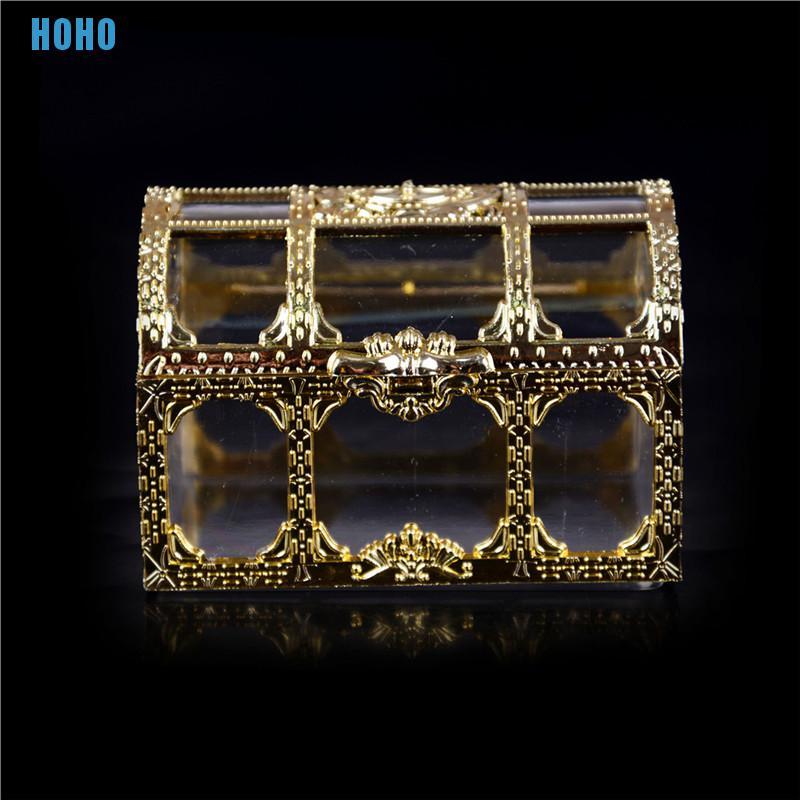 Hộp Đựng Kẹo Mini Bằng Nhựa Hình Rương Kho Báu Thú Vị