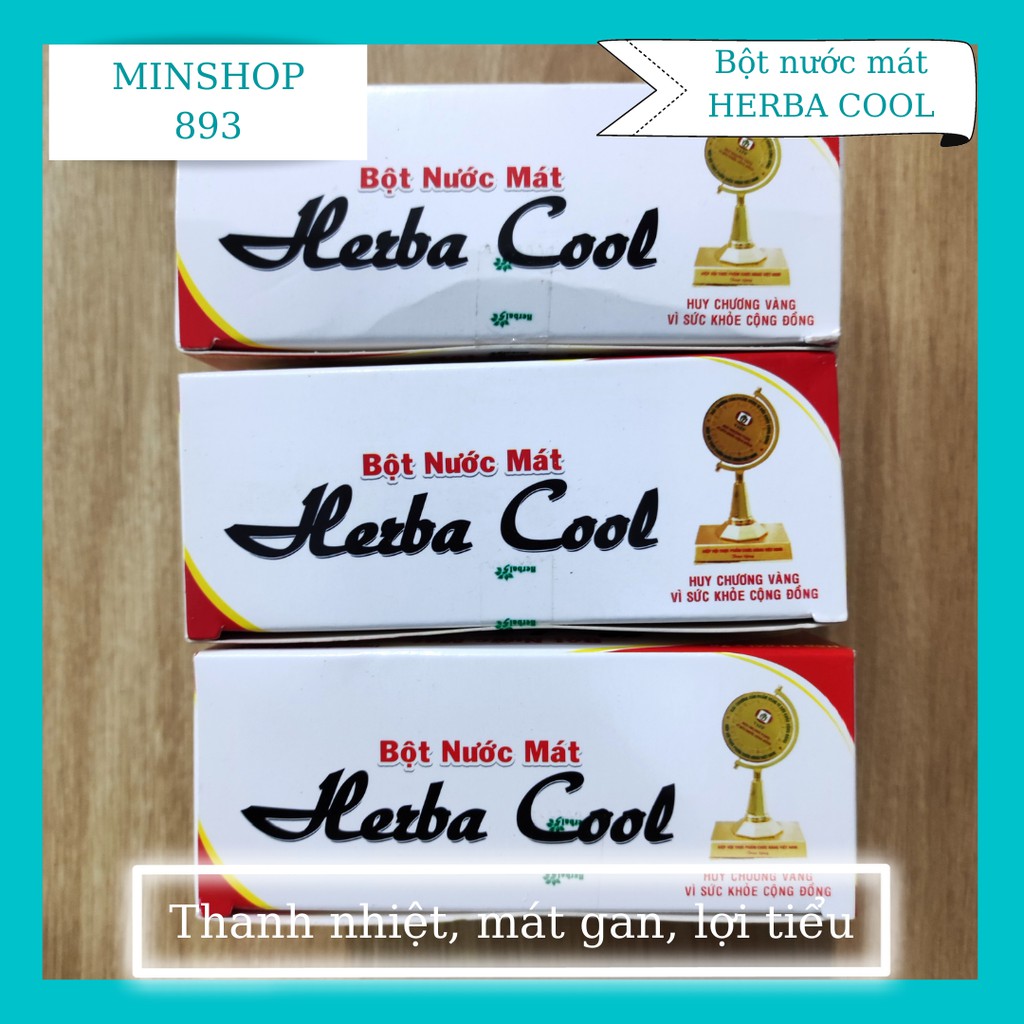 BỘT NƯỚC MÁT HERBA COOL HỘP 10 GÓI