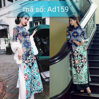 Có size lớn 4XL Set Áo Dài Cách Tân cổ điển cô ba sài gòn