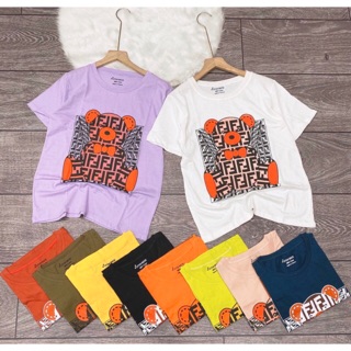 [RẺ NHẤT SHOPEE] Áo thun giấy cổ tròn chữ amour