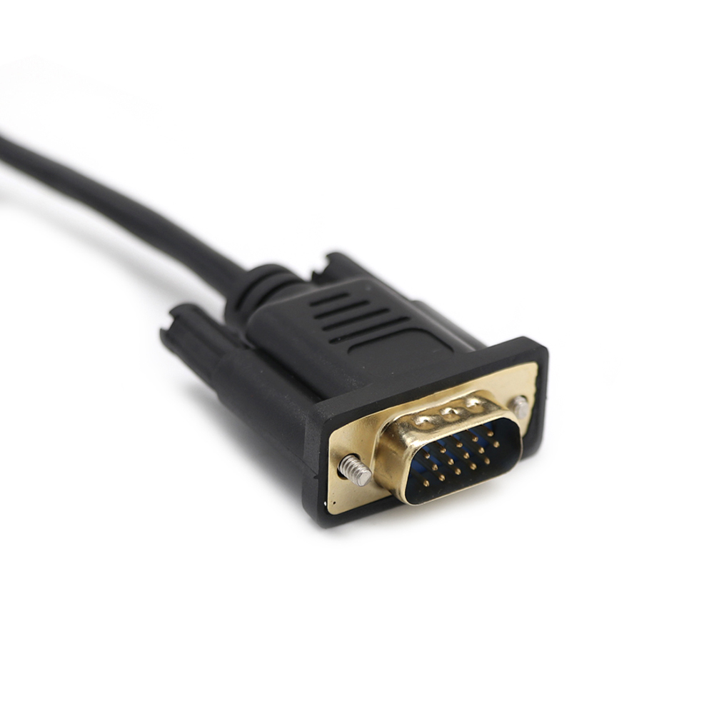 Đầu Chuyển Đổi Vga Sang Rj45 Cat5 Cat6 Màu Đen Chuyên Dụng