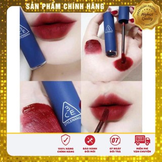 [ SON 3CE ] Son Lì 3CE Xanh SPEAKUP Đỏ Đất Mới