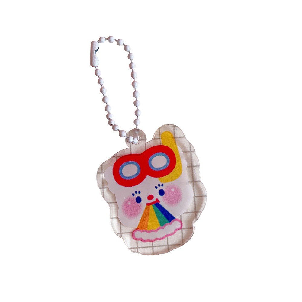 Móc Khóa Trang Trí Túi Xách Họa Tiết Dễ Thương Cho Bé Gái