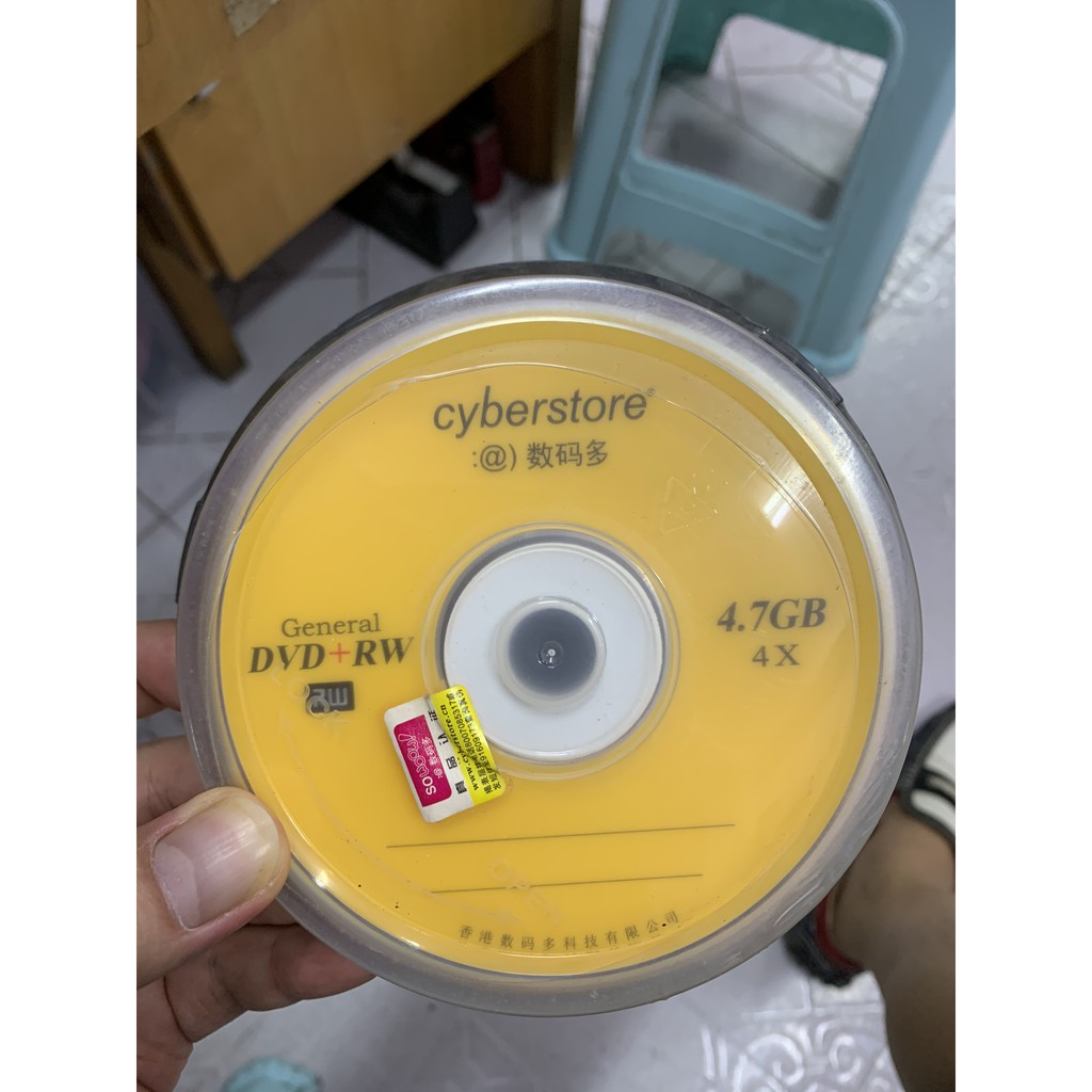 Đĩa DVD+RW Cyberstore hàng tray không hộp 4x 4.7Gb