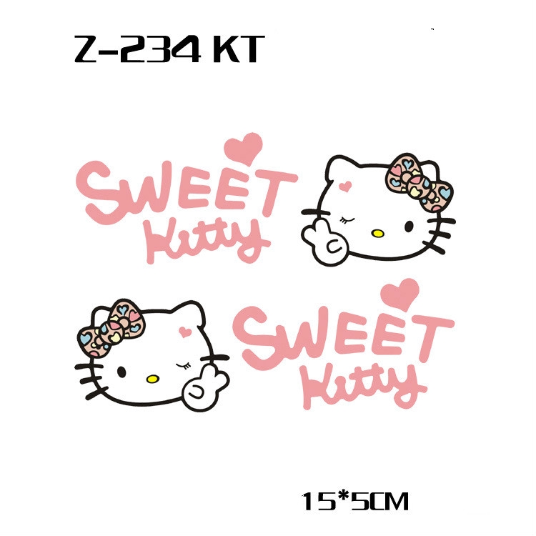 Sticker Hello Kitty Dán Trang Trí Xe Hơi