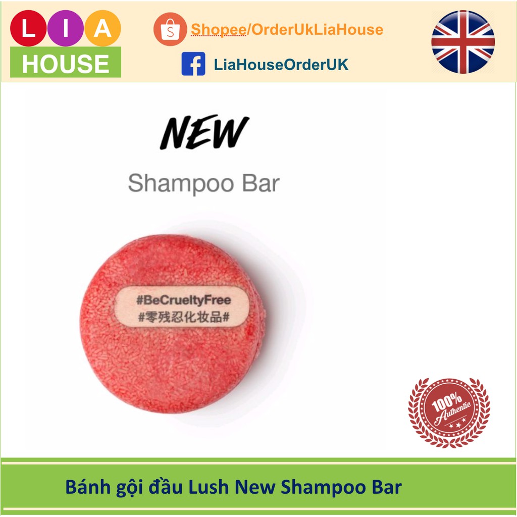 Bánh gội đầu Lush New Shampoo Bar