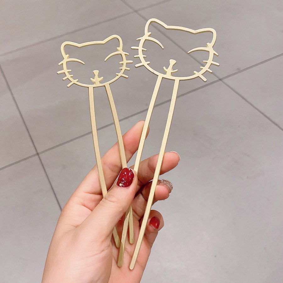 Trâm cài tóc Haimeikang hình mèo phong cách Hàn Quốc dễ thương cho nữ