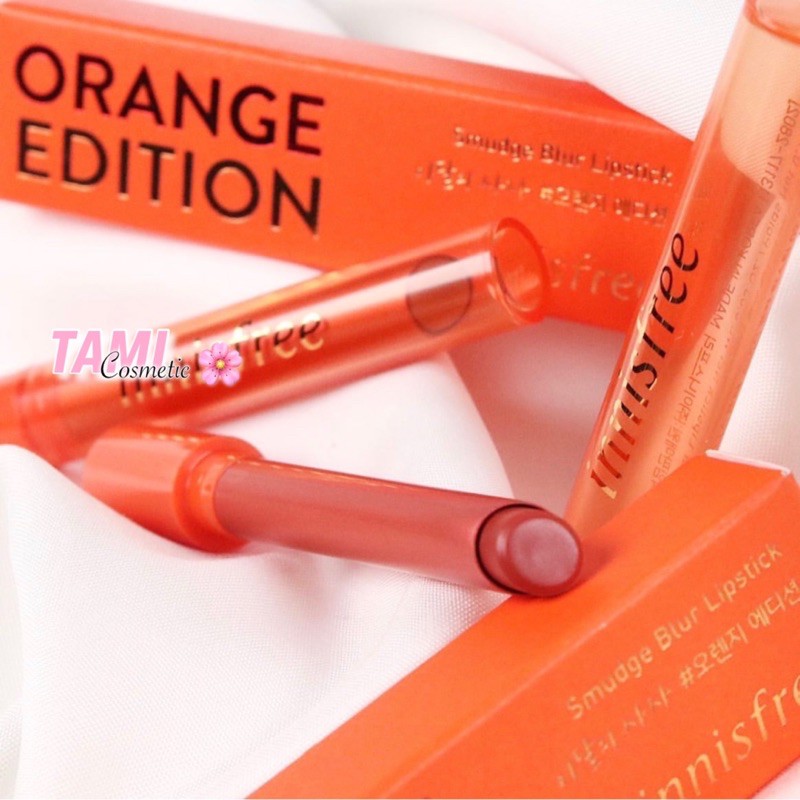 SON INNISFREE ORANGE EDITION SMUDGE BLUR LIPSTICK ORANGE