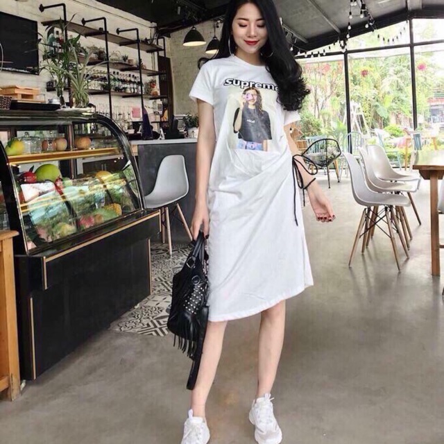 Đầm thun suông nữ