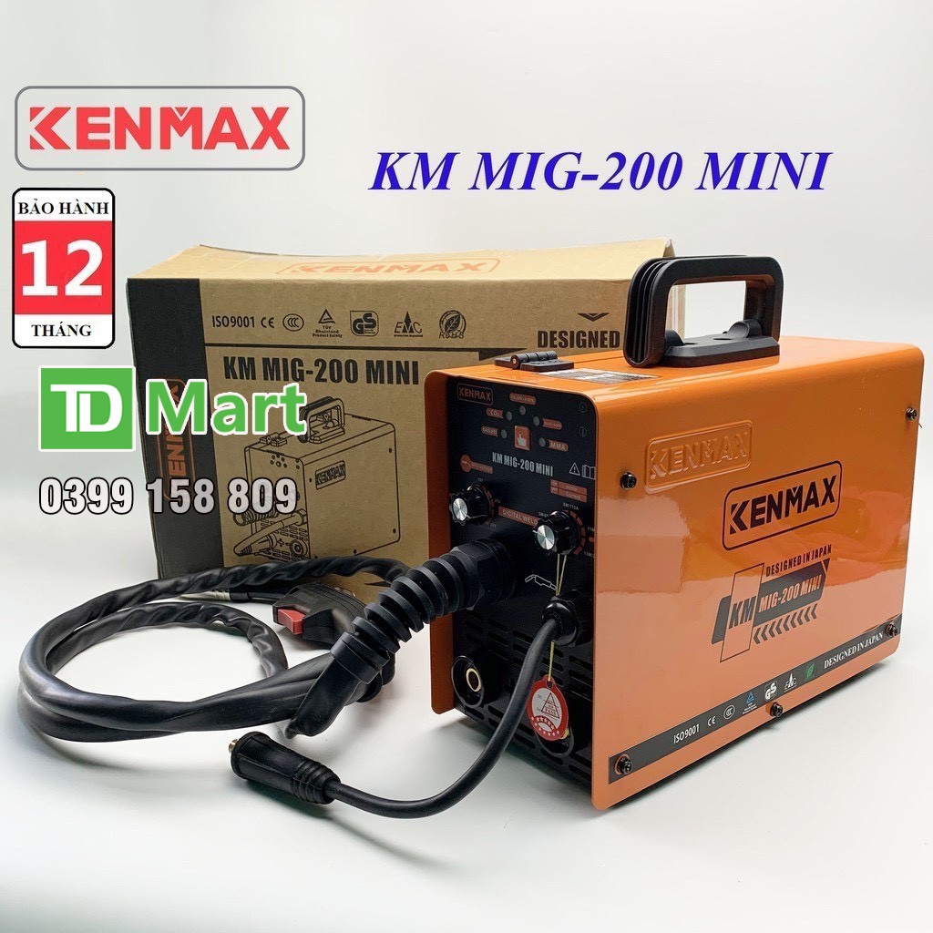 Máy hàn Mig 3 Chức Năng KENMAX MIG-200 MINI - Bảo Hành 12 tháng