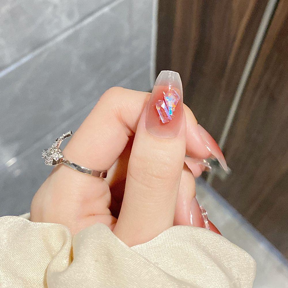 Hộp 24 Móng Tay Giả Trang Trí Nghệ Thuật Xinh Xắn Có Thể Tháo Rời Tiện Dụng