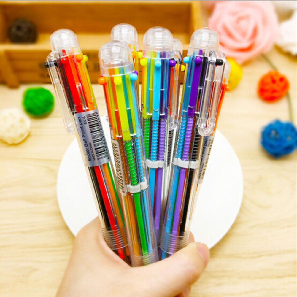 Bút bi nhiều màu sắc ma thuật phù hợp để làm thủ công