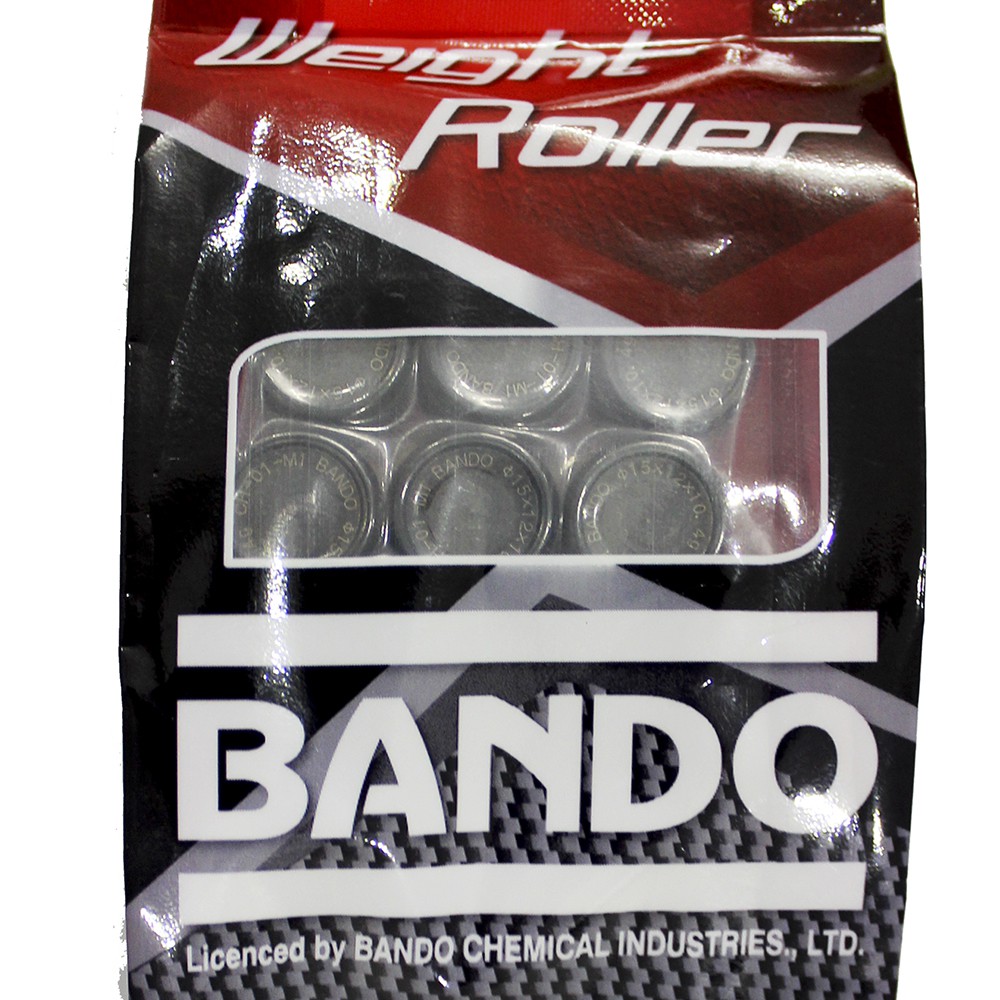 Bi nồi BANDO xe Nouvo 1, Mio, Nozza, Ultimo (RR15x12-10.4g)