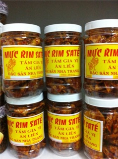 Hũ mực rim me, mực rim sa tế Nha Trang loại 1 (lọ 200 gram)
